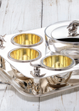 Silver Caviar Server Set