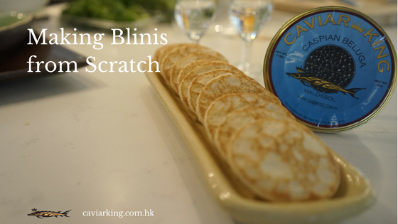 Making blinis from scratch